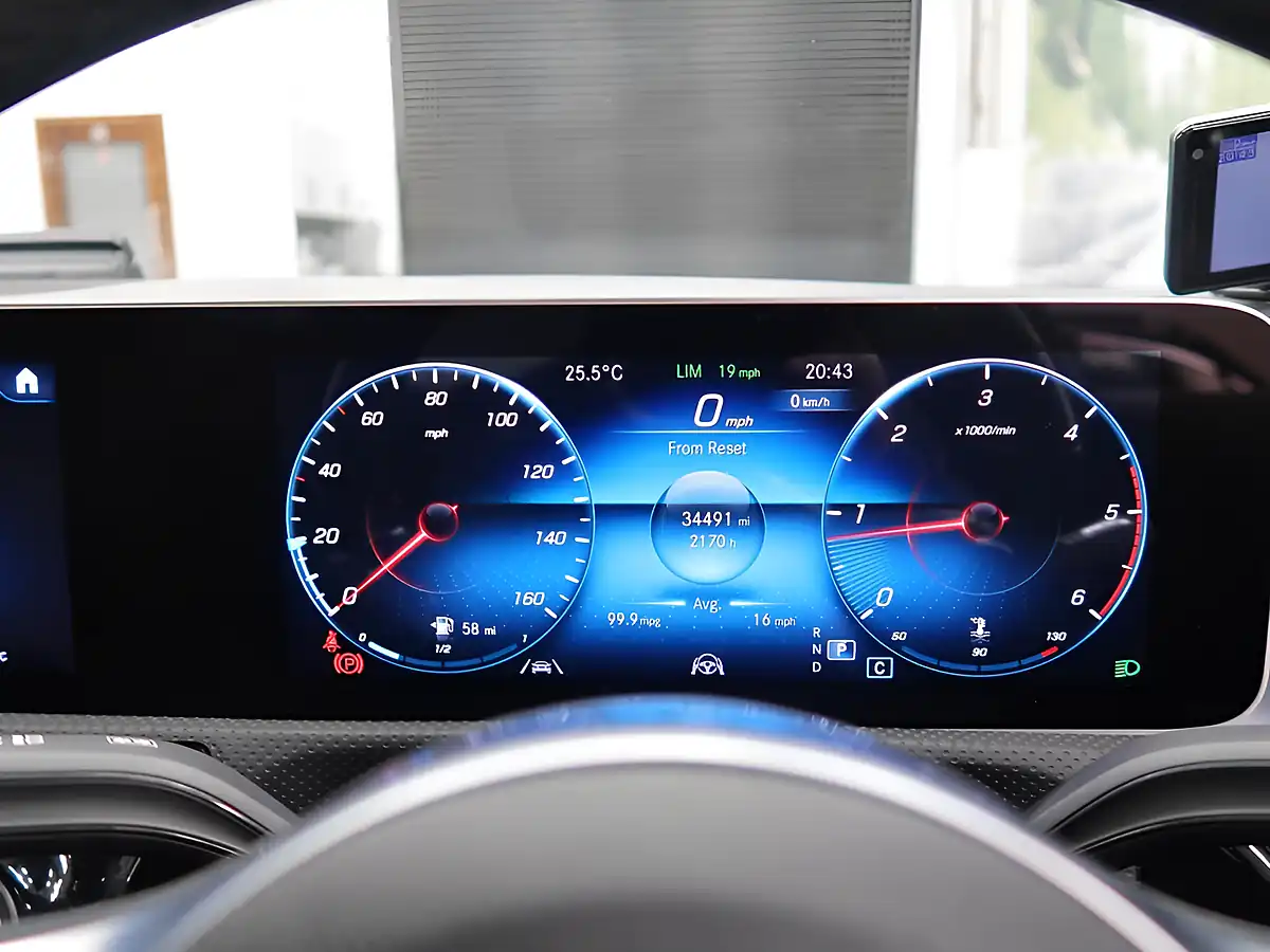Used 2020 Mercedes-Benz Cla AMG Line Blue - Interior and Exterior details 17