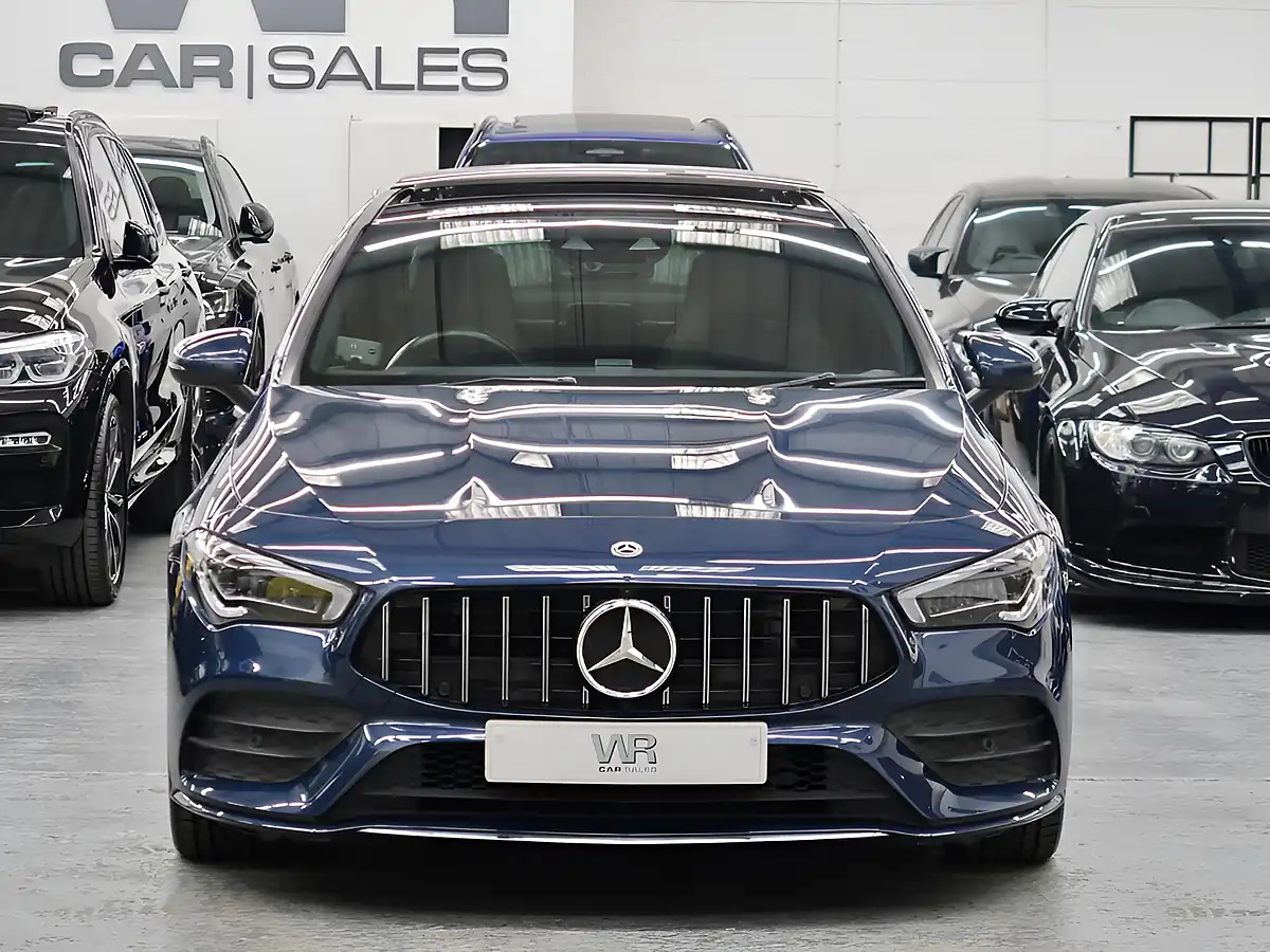 Used 2020 Mercedes-Benz Cla AMG Line Blue - Interior and Exterior details 2