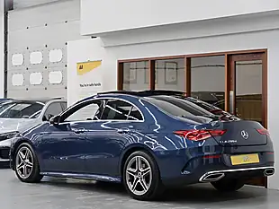 Used 2020 Mercedes-Benz Cla AMG Line Blue - Interior and Exterior details 4