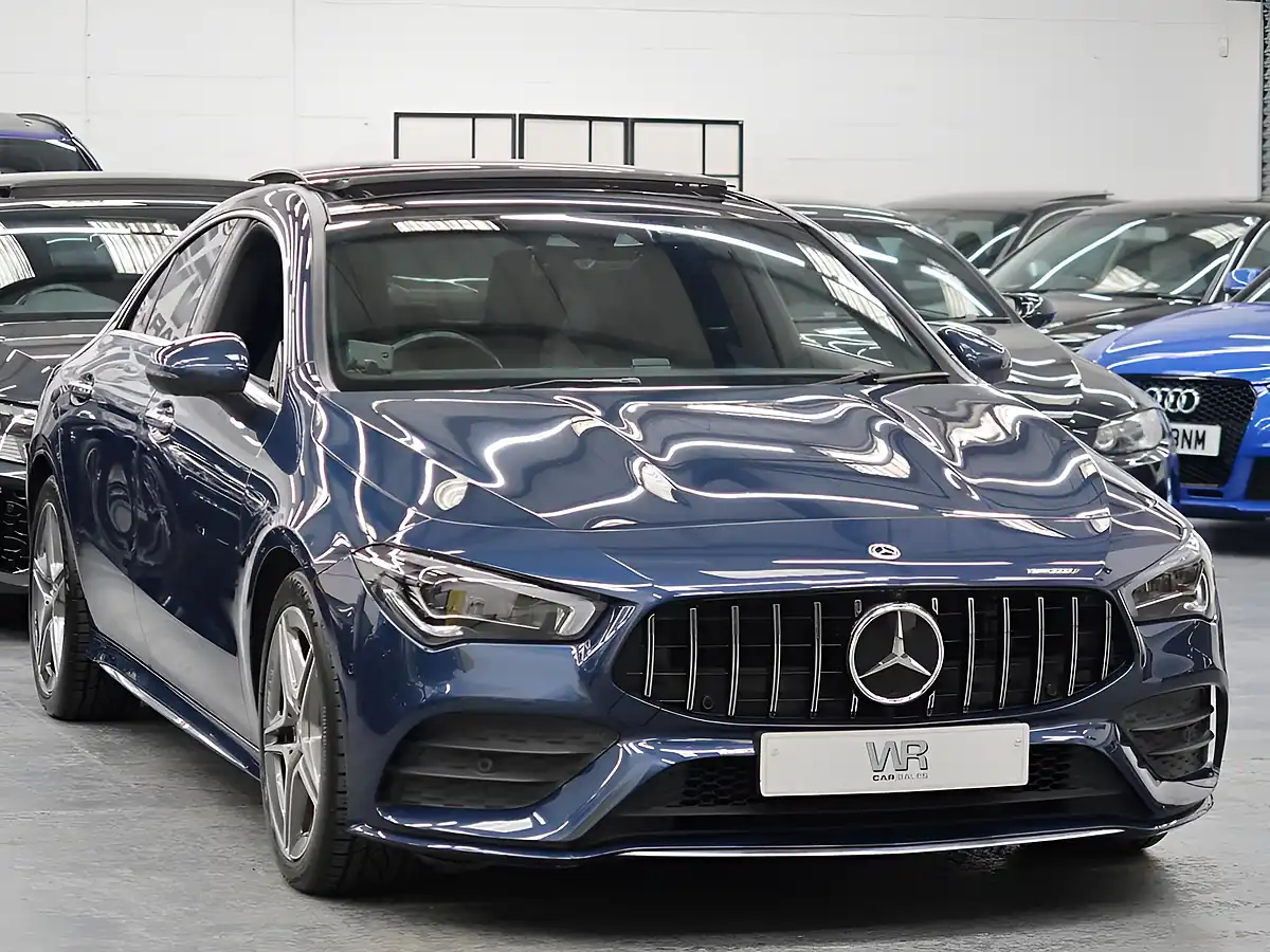 Used 2020 Mercedes-Benz Cla AMG Line Blue - Interior and Exterior details 5