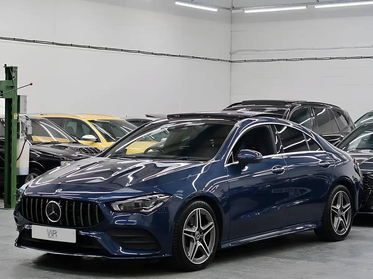 Used 2020 Mercedes-Benz Cla AMG Line Blue - Interior and Exterior details 6