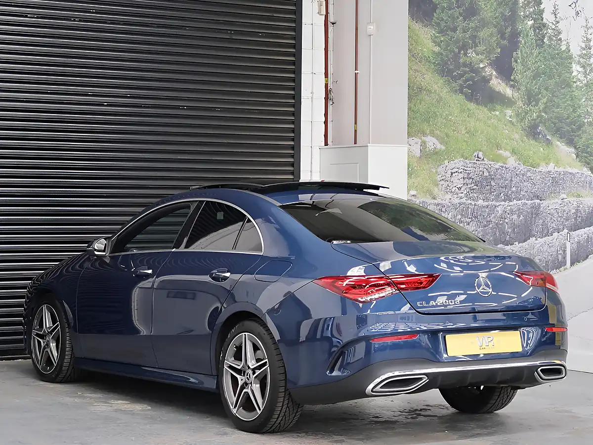 Used 2020 Mercedes-Benz Cla AMG Line Blue - Interior and Exterior details 7