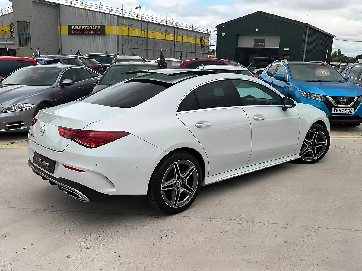 Used 2020 Mercedes-Benz Cla AMG Line Premium Plus White - Interior and Exterior details 10