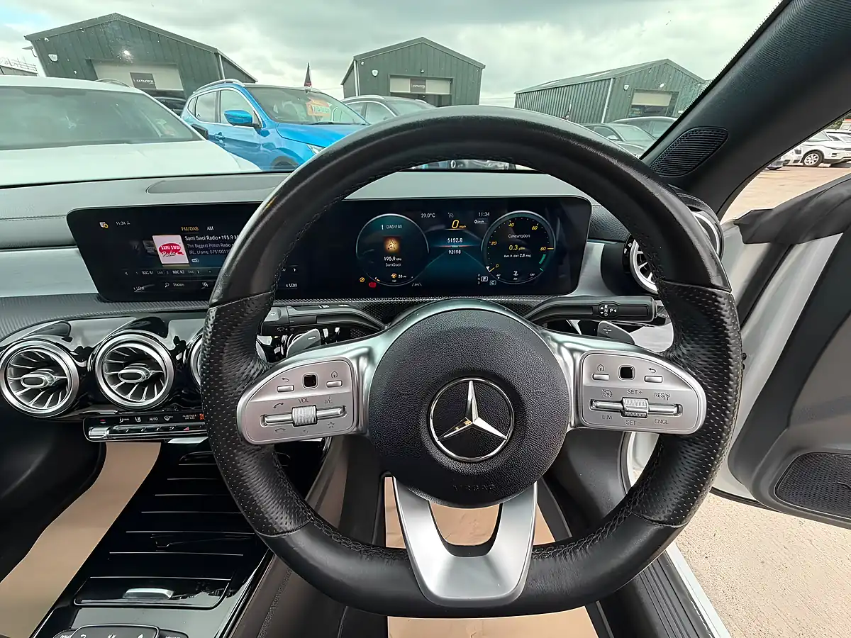 Used 2020 Mercedes-Benz Cla AMG Line Premium Plus White - Interior and Exterior details 17