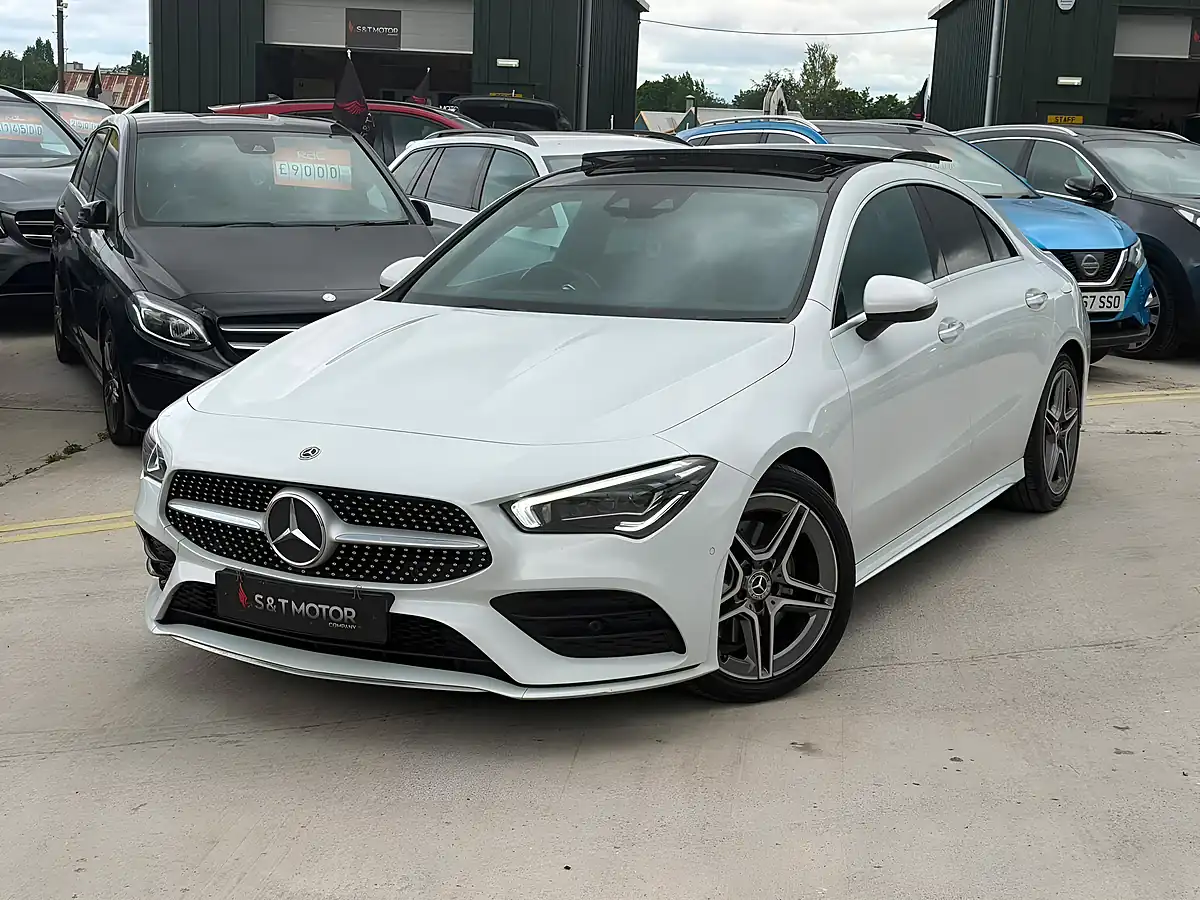 Used 2020 Mercedes-Benz Cla AMG Line Premium Plus White - Interior and Exterior details 4