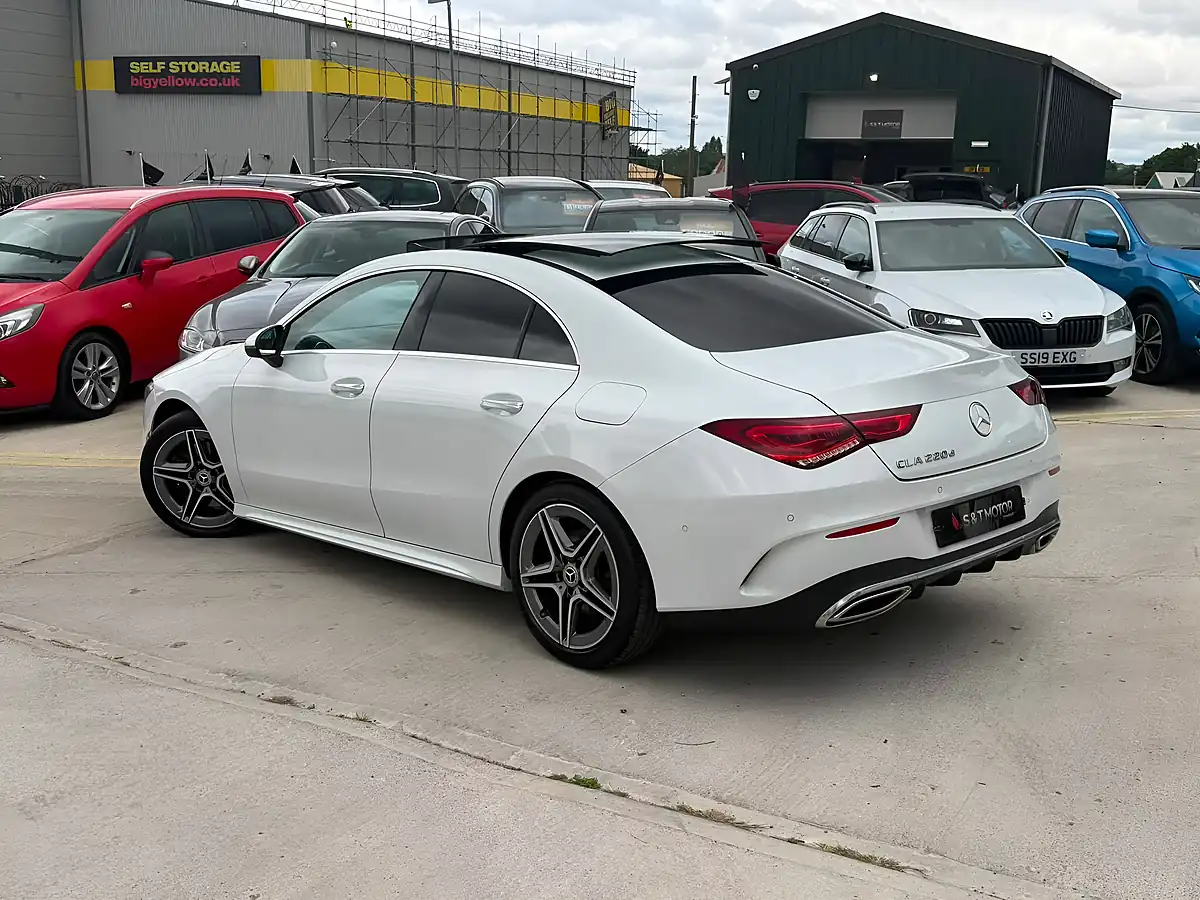 Used 2020 Mercedes-Benz Cla AMG Line Premium Plus White - Interior and Exterior details 7