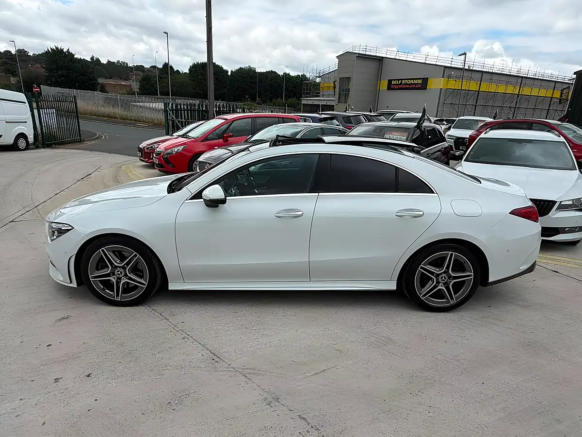 Used 2020 Mercedes-Benz Cla AMG Line Premium Plus White - Interior and Exterior details 8