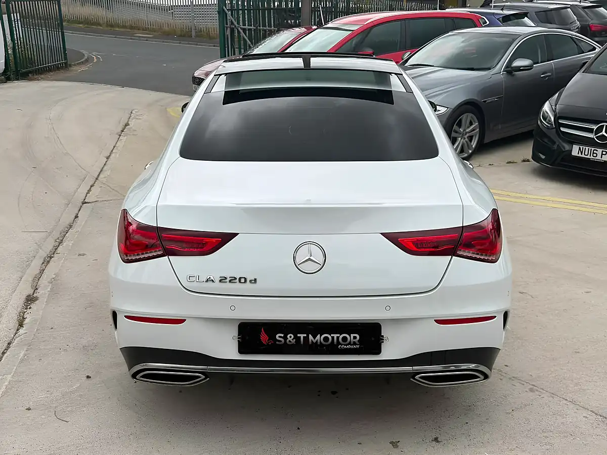 Used 2020 Mercedes-Benz Cla AMG Line Premium Plus White - Interior and Exterior details 9