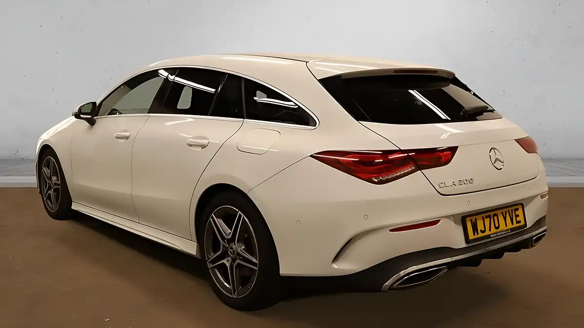 Used 2020 Mercedes-Benz Cla AMG Line White - Interior and Exterior details 3