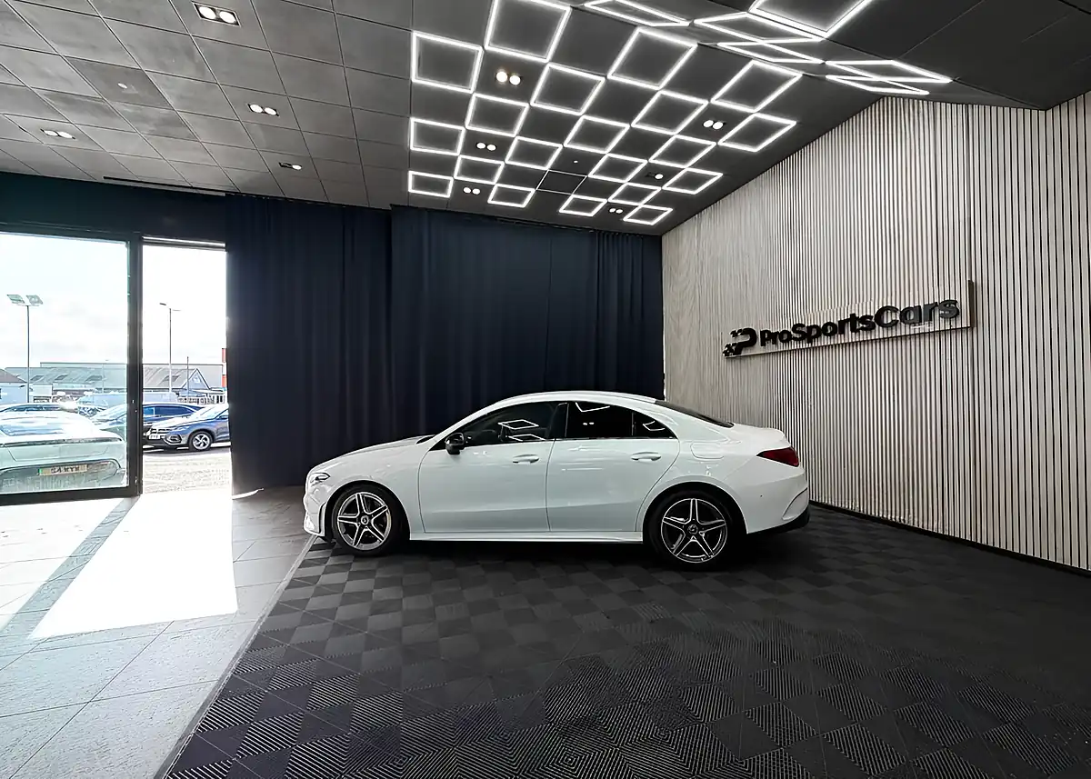 Used 2020 Mercedes-Benz Cla AMG Line White - Interior and Exterior details 10