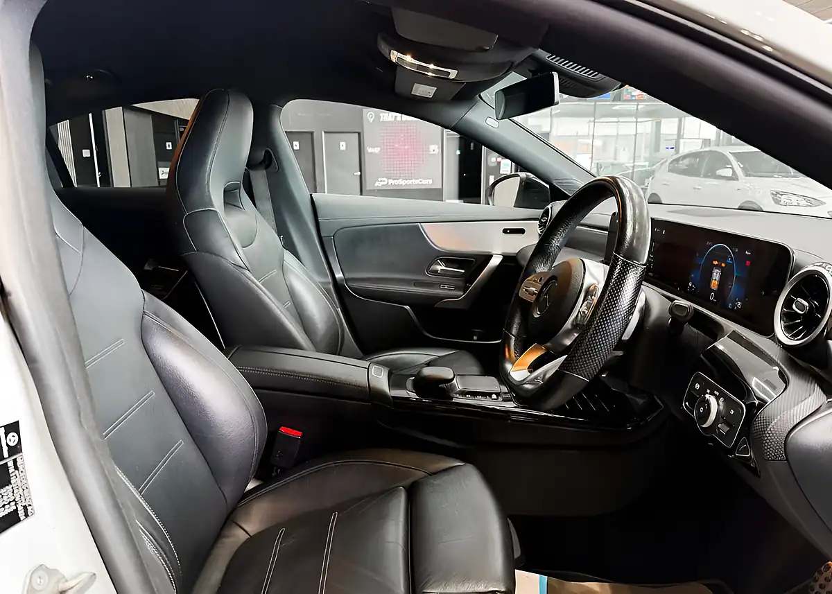 Used 2020 Mercedes-Benz Cla AMG Line White - Interior and Exterior details 12