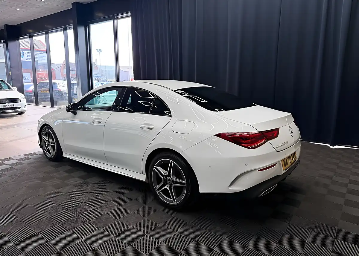 Used 2020 Mercedes-Benz Cla AMG Line White - Interior and Exterior details 18