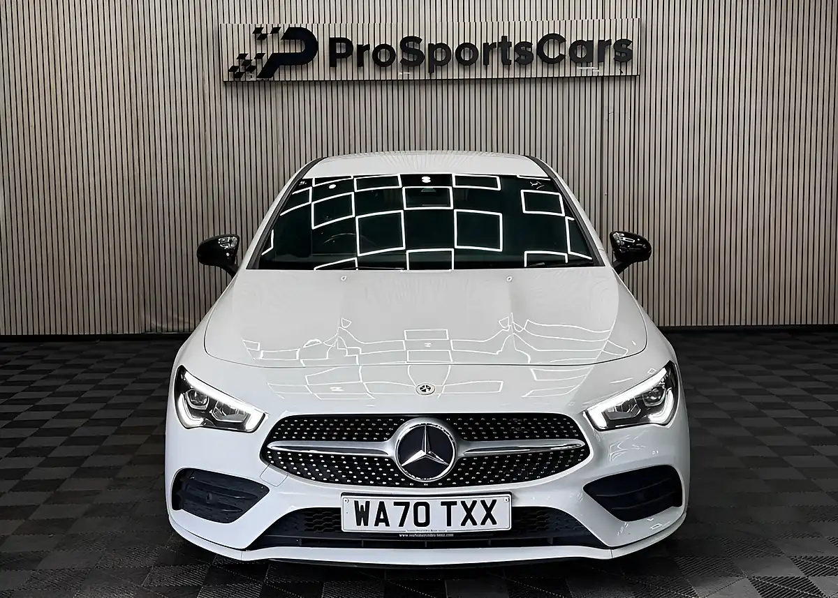 Used 2020 Mercedes-Benz Cla AMG Line White - Interior and Exterior details 3