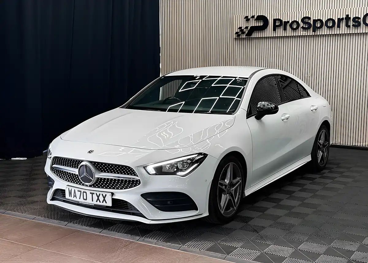 Used 2020 Mercedes-Benz Cla AMG Line White - Interior and Exterior details 4
