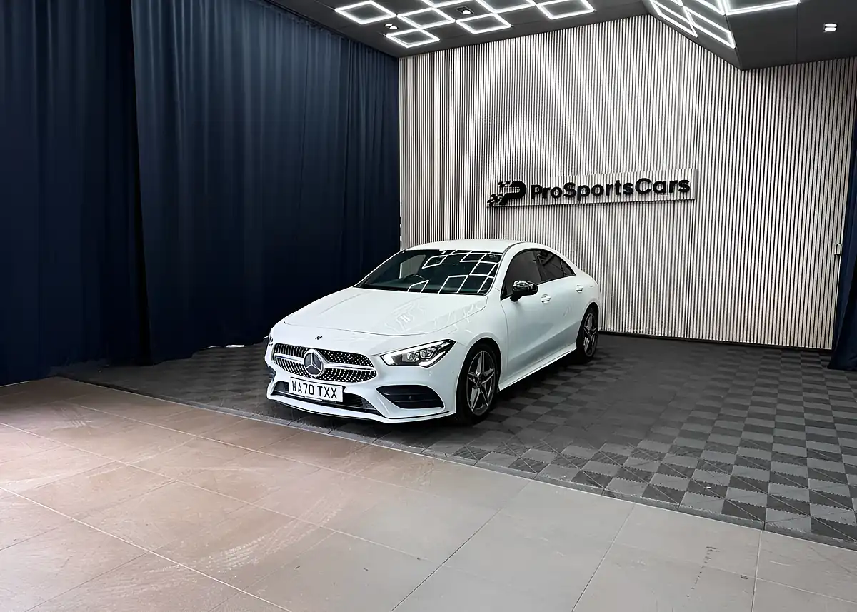 Used 2020 Mercedes-Benz Cla AMG Line White - Interior and Exterior details 5
