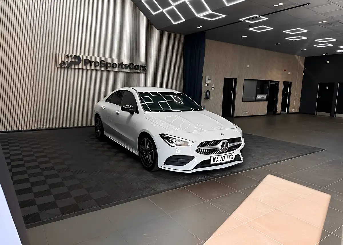 Used 2020 Mercedes-Benz Cla AMG Line White - Interior and Exterior details 6