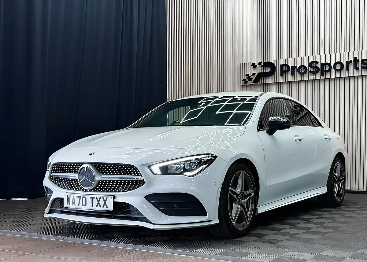 Used 2020 Mercedes-Benz Cla AMG Line White - Interior and Exterior details 8