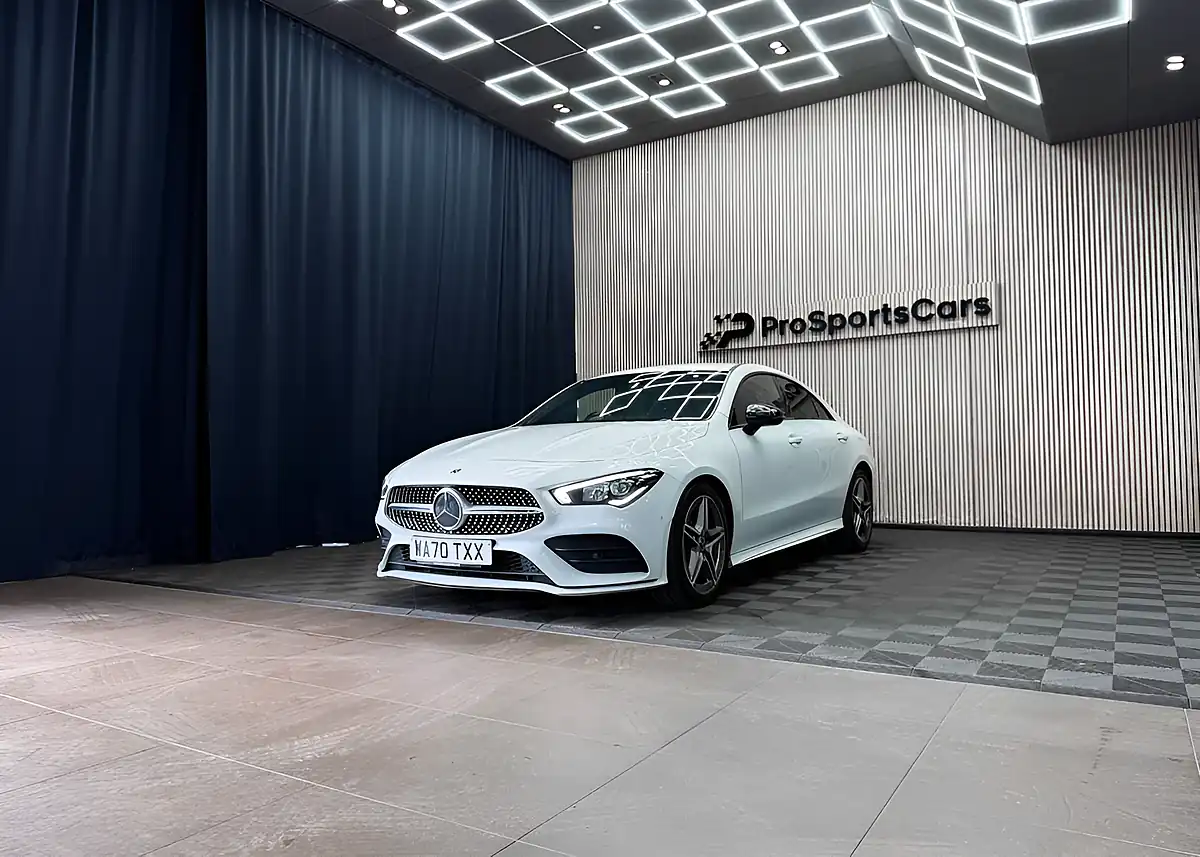 Used 2020 Mercedes-Benz Cla AMG Line White - Interior and Exterior details 9