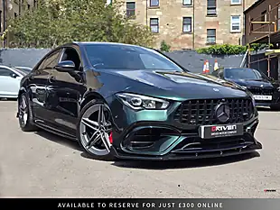 Used 2020 Mercedes-Benz Cla AMG S Coupe Green - Interior and Exterior details 10