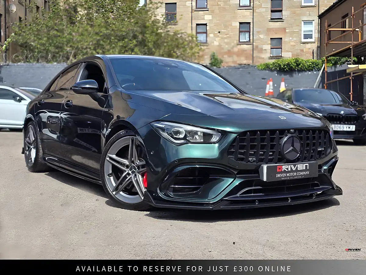 Used 2020 Mercedes-Benz Cla AMG S Coupe Green - Interior and Exterior details 10