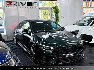 Used 2020 Mercedes-Benz Cla AMG S Coupe Green - Interior and Exterior details 11