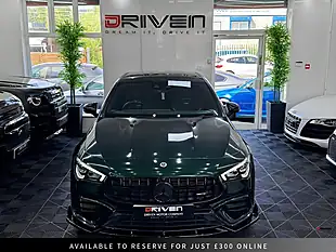 Used 2020 Mercedes-Benz Cla AMG S Coupe Green - Interior and Exterior details 12