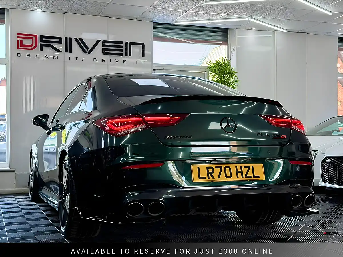 Used 2020 Mercedes-Benz Cla AMG S Coupe Green - Interior and Exterior details 2