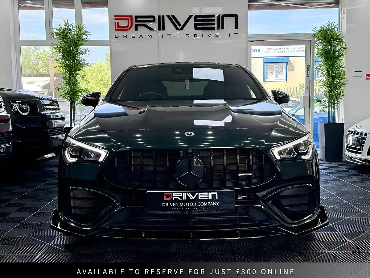 Used 2020 Mercedes-Benz Cla AMG S Coupe Green - Interior and Exterior details 4
