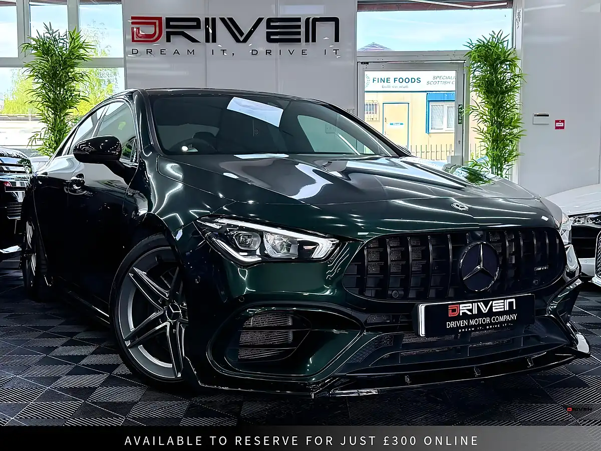 Used 2020 Mercedes-Benz Cla AMG S Coupe Green - Interior and Exterior details 5