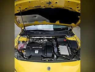 Used 2020 Mercedes-Benz Cla Class S Plus Shooting Brake Yellow - Interior and Exterior details 10