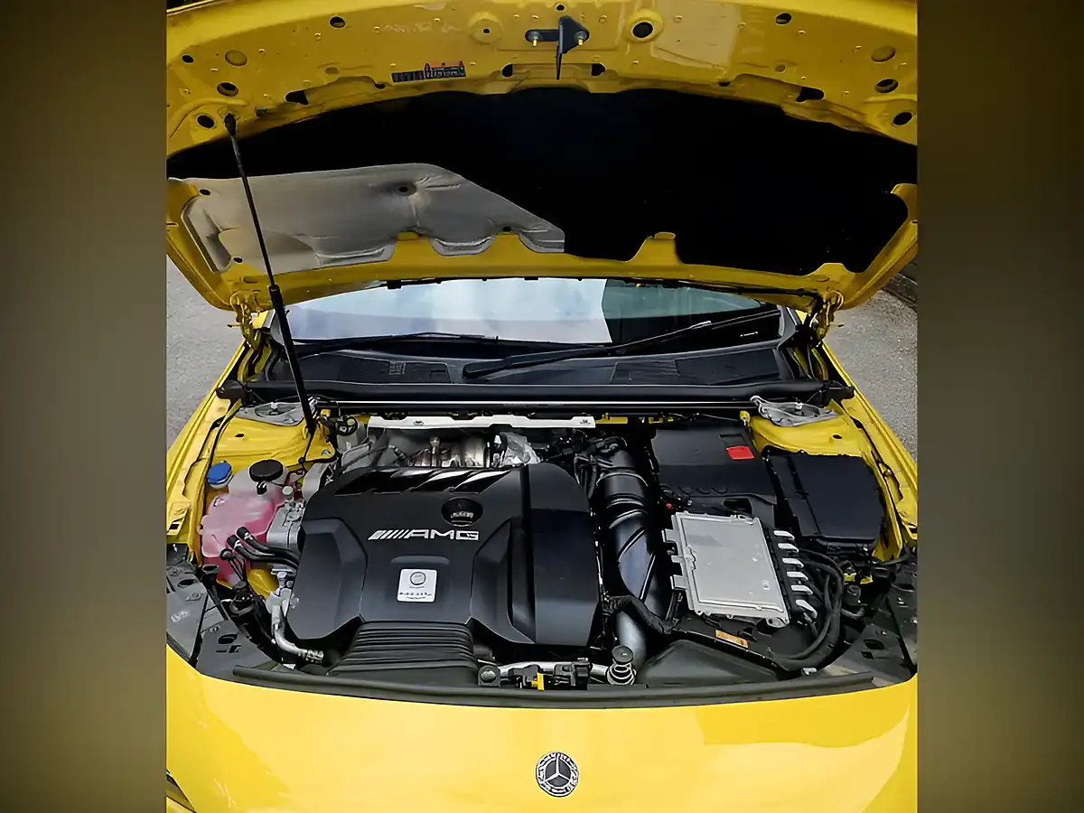 Used 2020 Mercedes-Benz Cla Class S Plus Shooting Brake Yellow - Interior and Exterior details 10