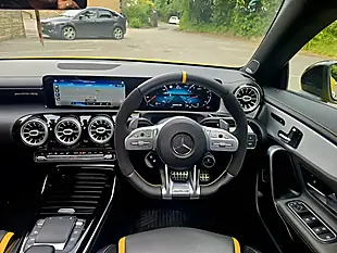 Used 2020 Mercedes-Benz Cla Class S Plus Shooting Brake Yellow - Interior and Exterior details 13