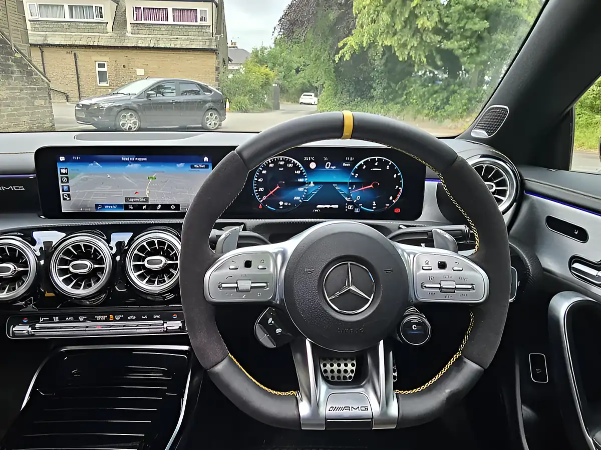 Used 2020 Mercedes-Benz Cla Class S Plus Shooting Brake Yellow - Interior and Exterior details 19