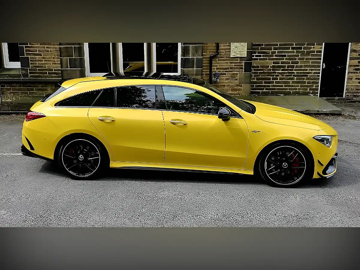 Used 2020 Mercedes-Benz Cla Class S Plus Shooting Brake Yellow - Interior and Exterior details 20