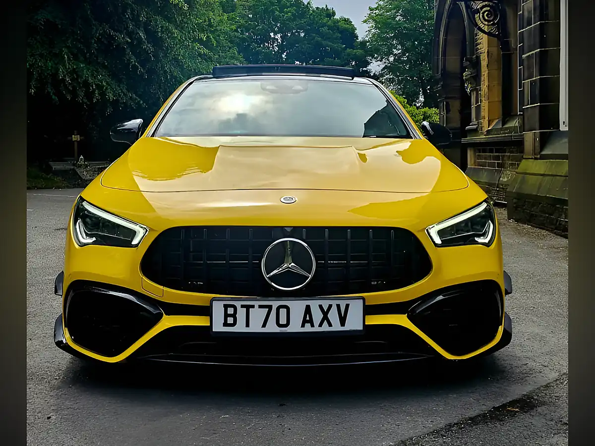 Used 2020 Mercedes-Benz Cla Class S Plus Shooting Brake Yellow - Interior and Exterior details 8