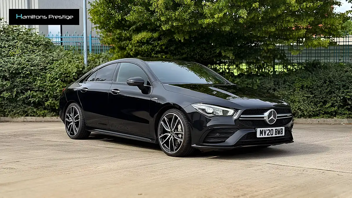 Used 2020 Mercedes-Benz Cla Premium Black - Front View