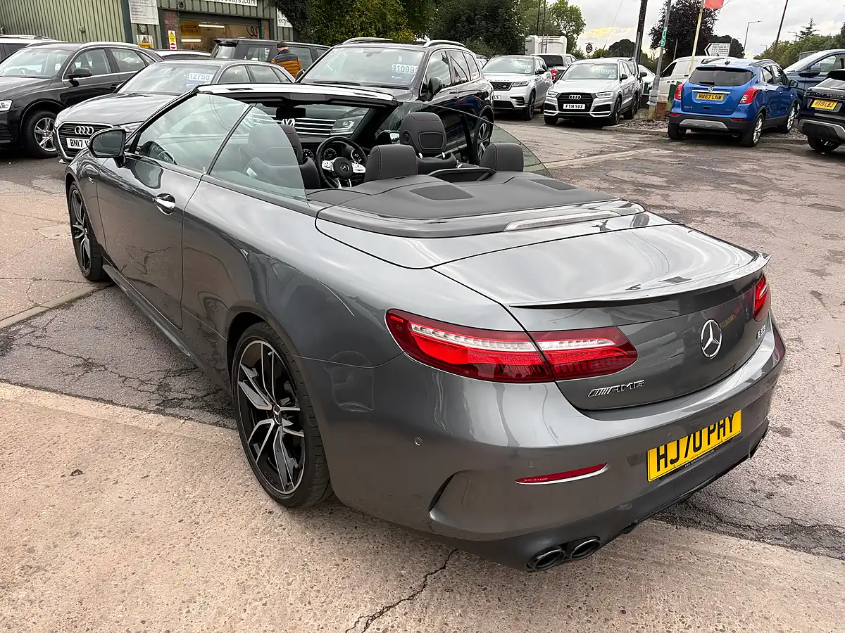 Used 2020 Mercedes-Benz E Class AMG Cabriolet Grey - Interior and Exterior details 2