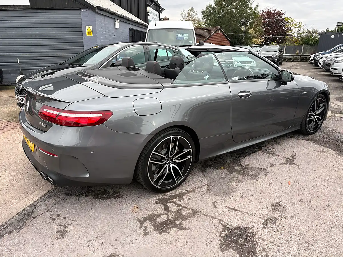 Used 2020 Mercedes-Benz E Class AMG Cabriolet Grey - Interior and Exterior details 3