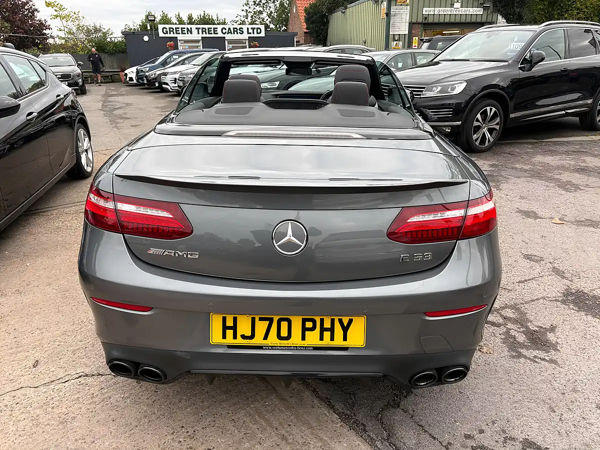 Used 2020 Mercedes-Benz E Class AMG Cabriolet Grey - Interior and Exterior details 6