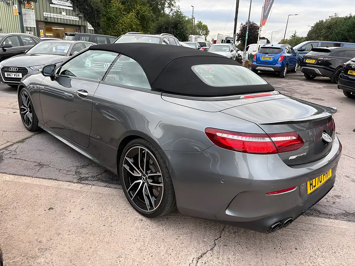 Used 2020 Mercedes-Benz E Class AMG Cabriolet Grey - Interior and Exterior details 9