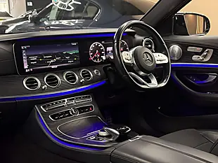 Used 2020 Mercedes-Benz E-Class AMG Line Night Edition Blue - Interior and Exterior details 14