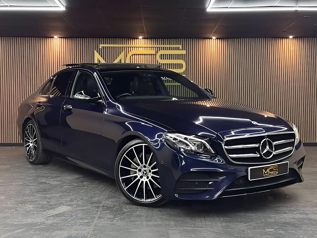 Used 2020 Mercedes-Benz E-Class AMG Line Night Edition Blue - Interior and Exterior details 3