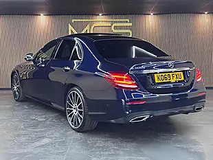 Used 2020 Mercedes-Benz E-Class AMG Line Night Edition Blue - Interior and Exterior details 7