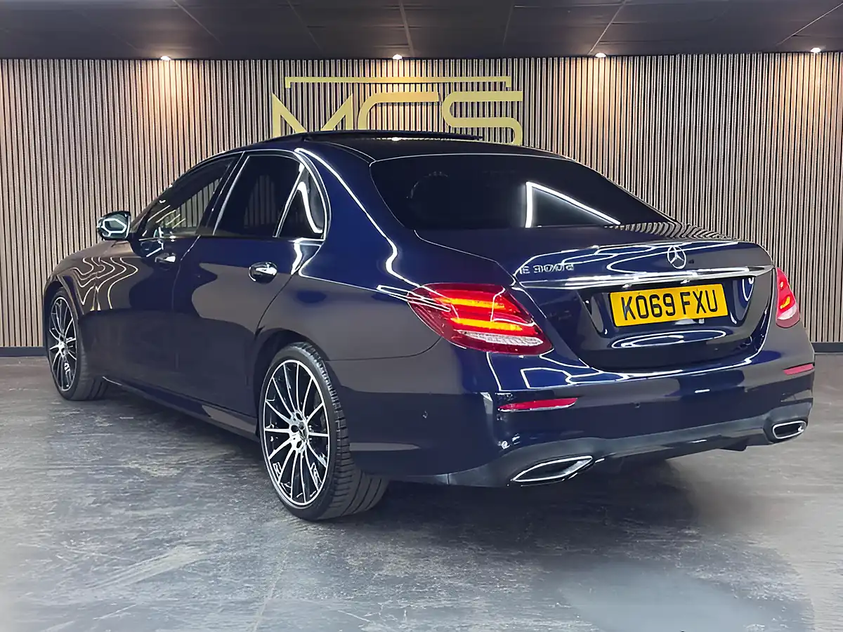 Used 2020 Mercedes-Benz E-Class AMG Line Night Edition Blue - Interior and Exterior details 7