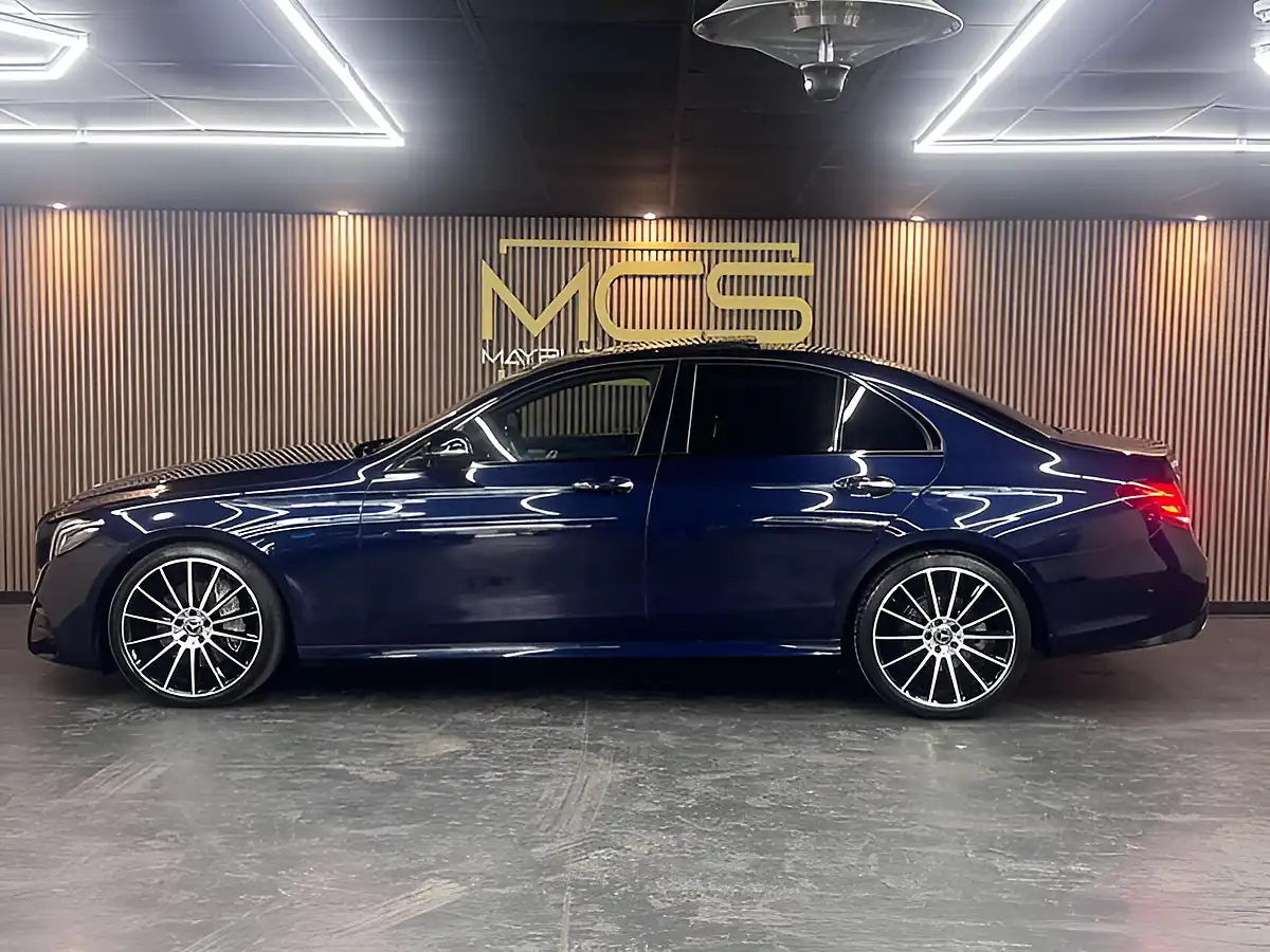 Used 2020 Mercedes-Benz E-Class AMG Line Night Edition Blue - Interior and Exterior details 8