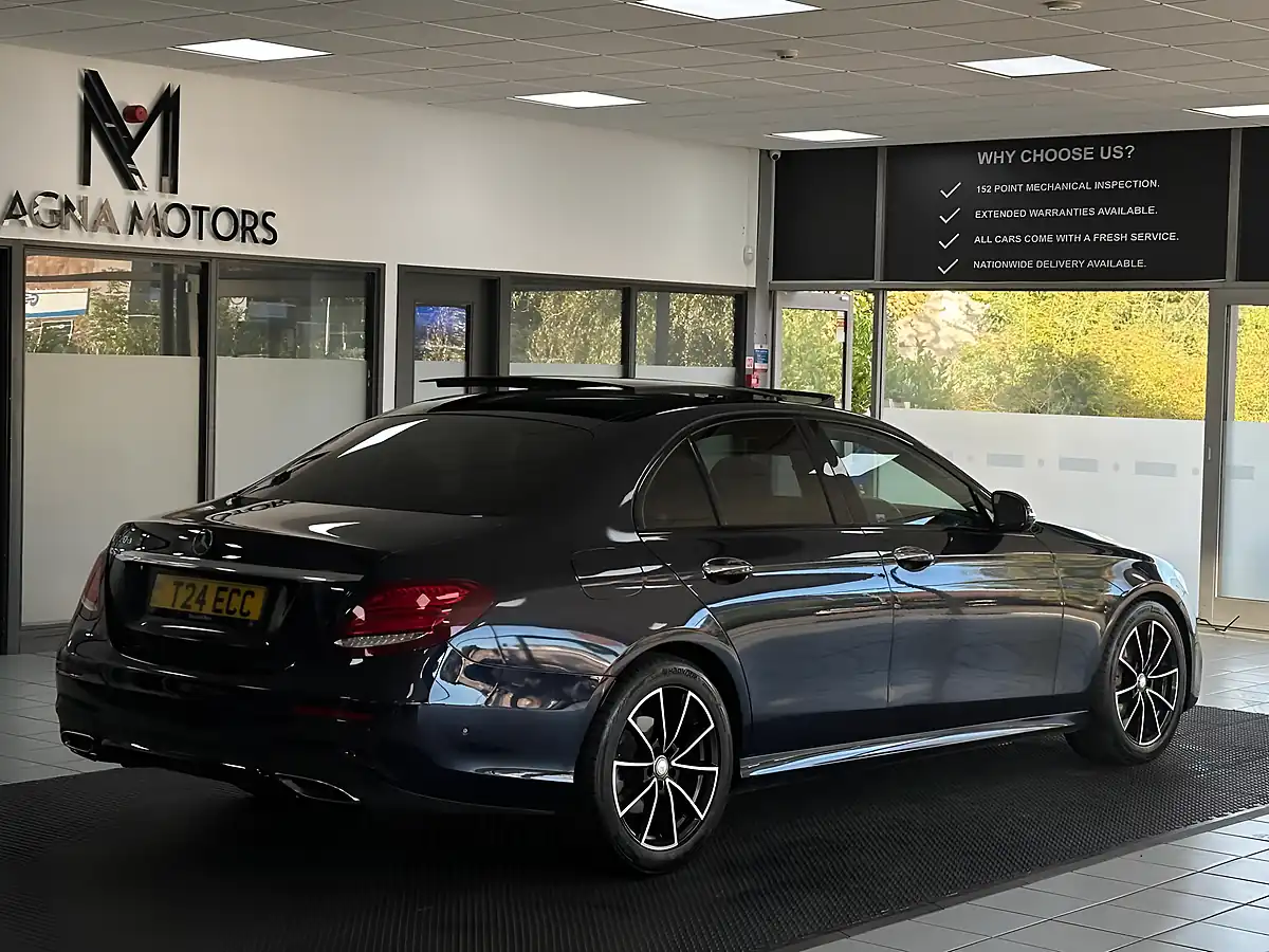 Used 2020 Mercedes-Benz E Class AMG Line Night Edition (premium Plus) Blue - Interior and Exterior details 11