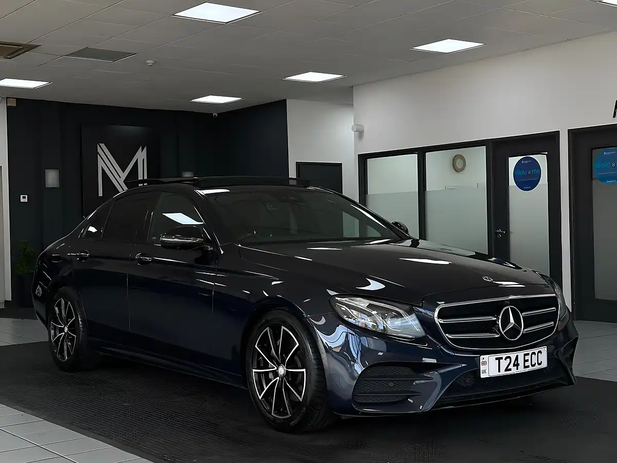 Used 2020 Mercedes-Benz E Class AMG Line Night Edition (premium Plus) Blue - Interior and Exterior details 2