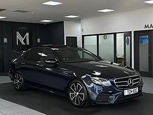 Used 2020 Mercedes-Benz E Class AMG Line Night Edition (premium Plus) Blue - Interior and Exterior details 3