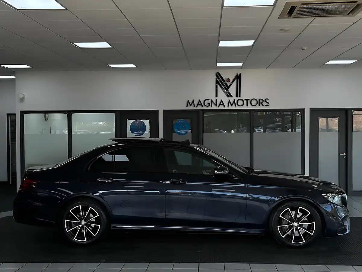 Used 2020 Mercedes-Benz E Class AMG Line Night Edition (premium Plus) Blue - Interior and Exterior details 4