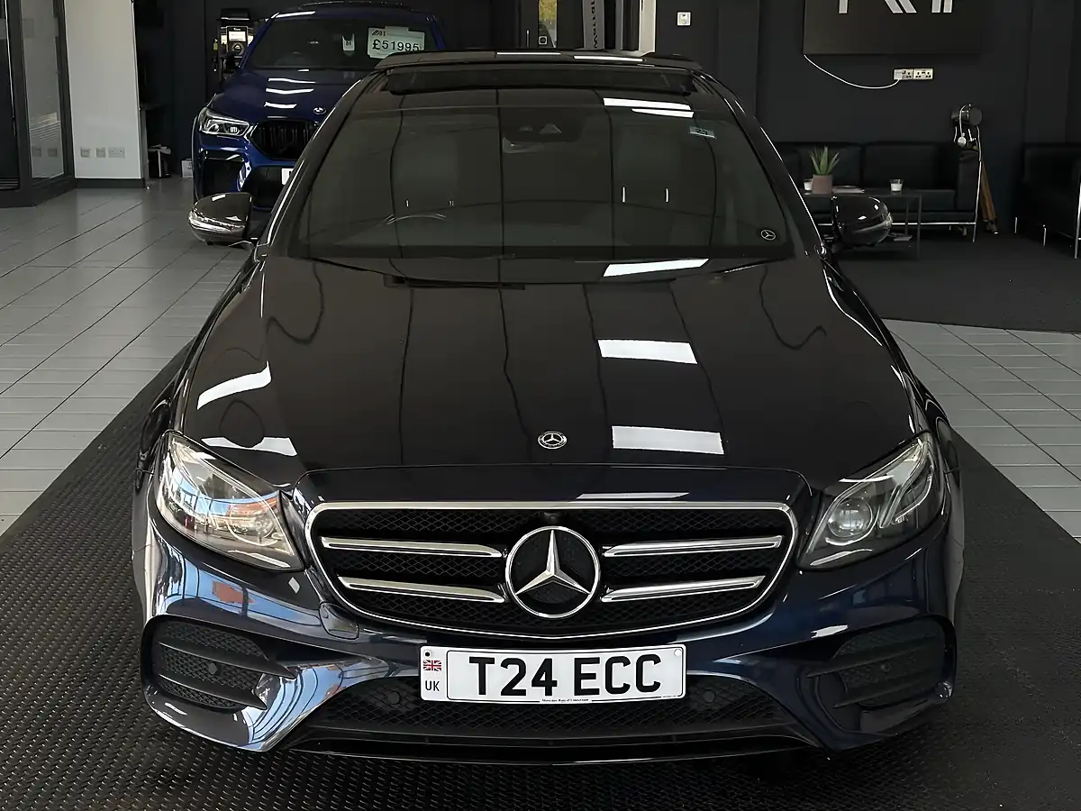 Used 2020 Mercedes-Benz E Class AMG Line Night Edition (premium Plus) Blue - Interior and Exterior details 5